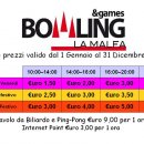 Listino Bowling